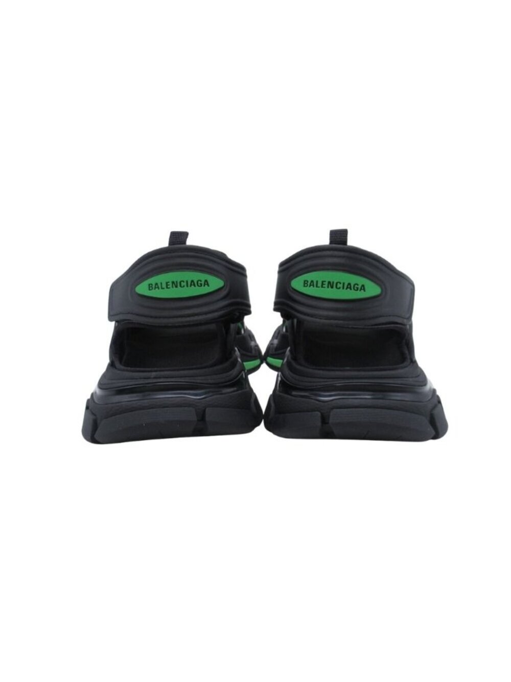 Balenciaga Track Sandal Shoes 43 Black Green - Picture 3 of 9